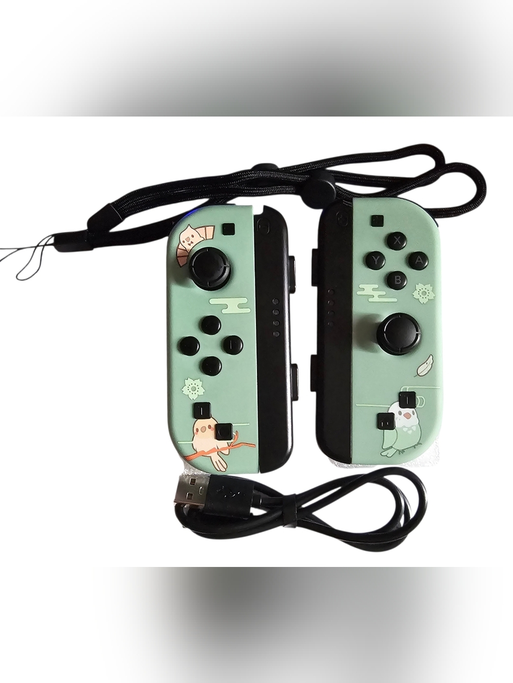 Nintendo Switch Controllers with Cute Bird Design